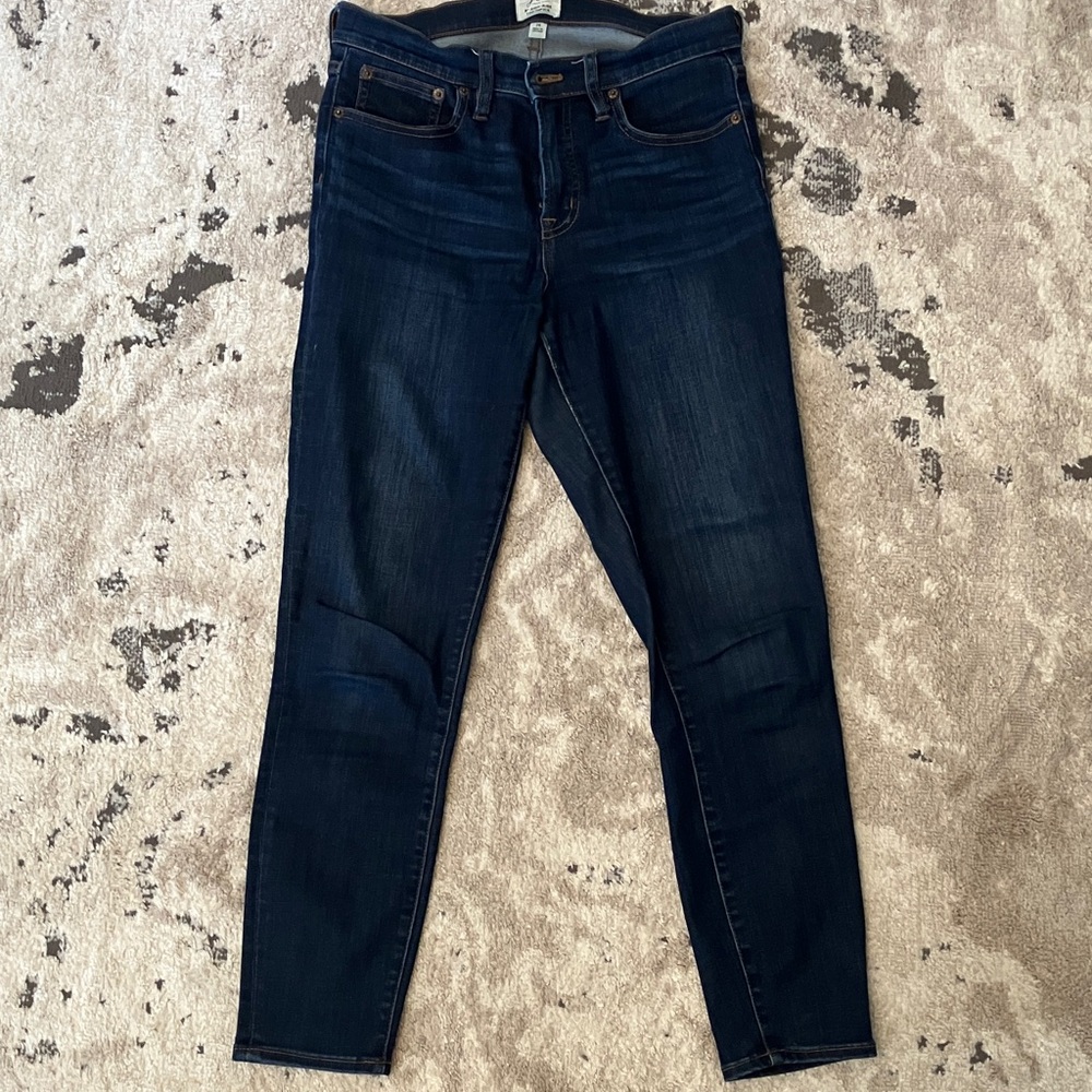 J. Crew Women's Deep Indigo Skinny Jeans